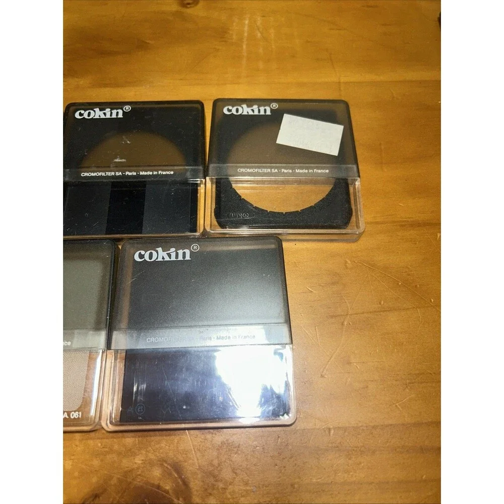 Vintage Cokin Cromofilter SA Lot of 5 with Protective Cases